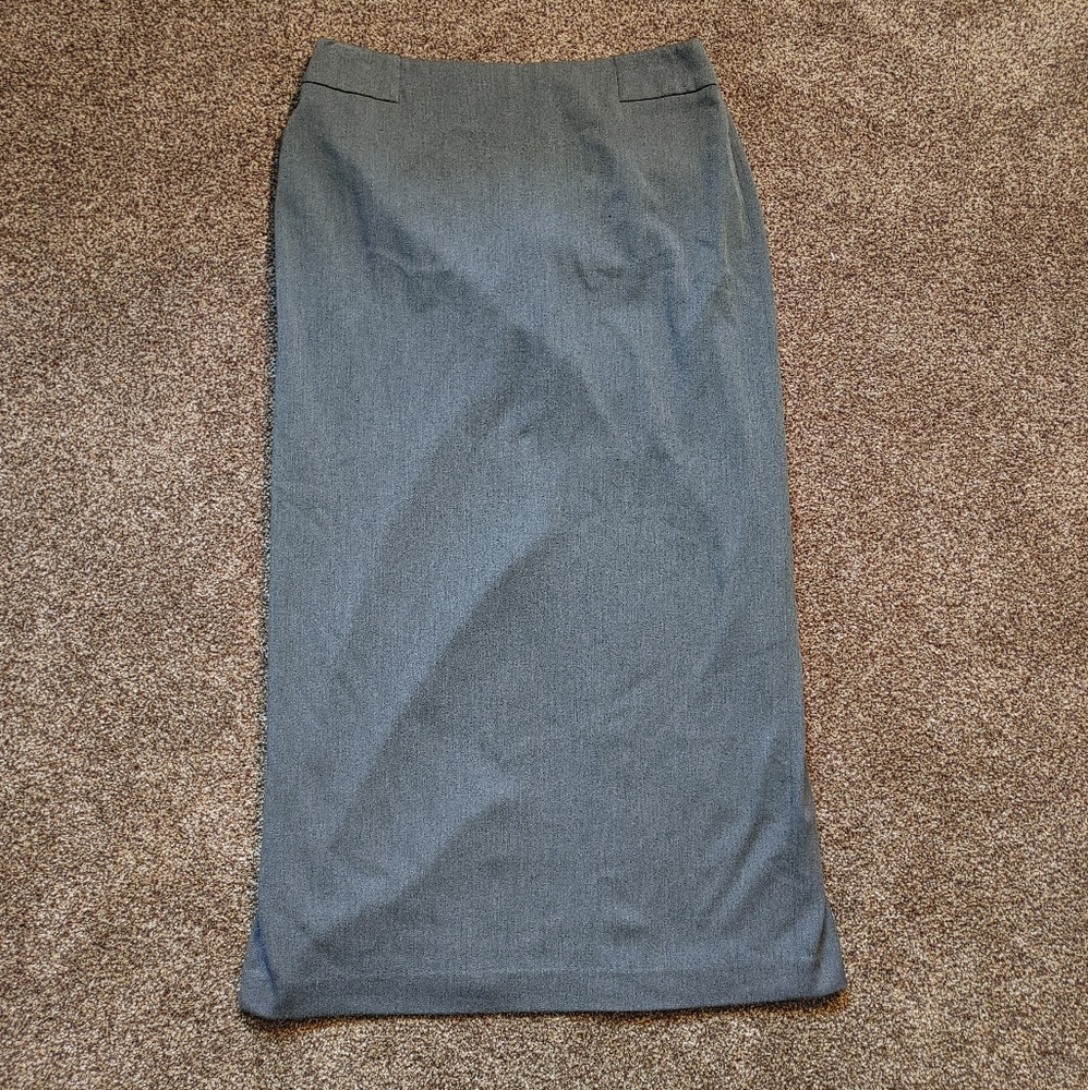 Rafaella Gray Pencil Skirt